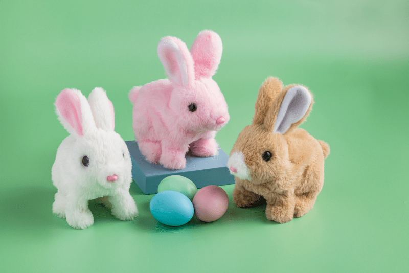 Mudpie Hoppin' Bunny Plush Toys