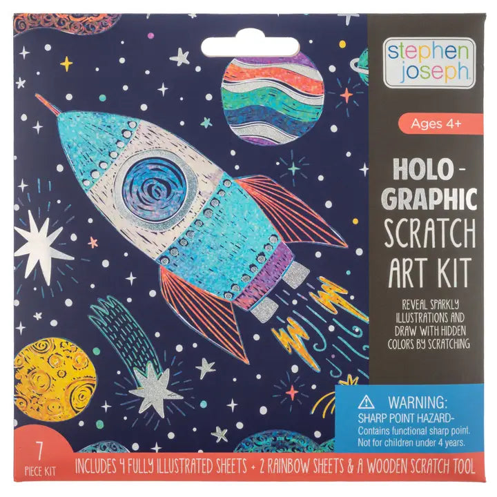 Stephen Joseph Holographic Scratch Art Kit