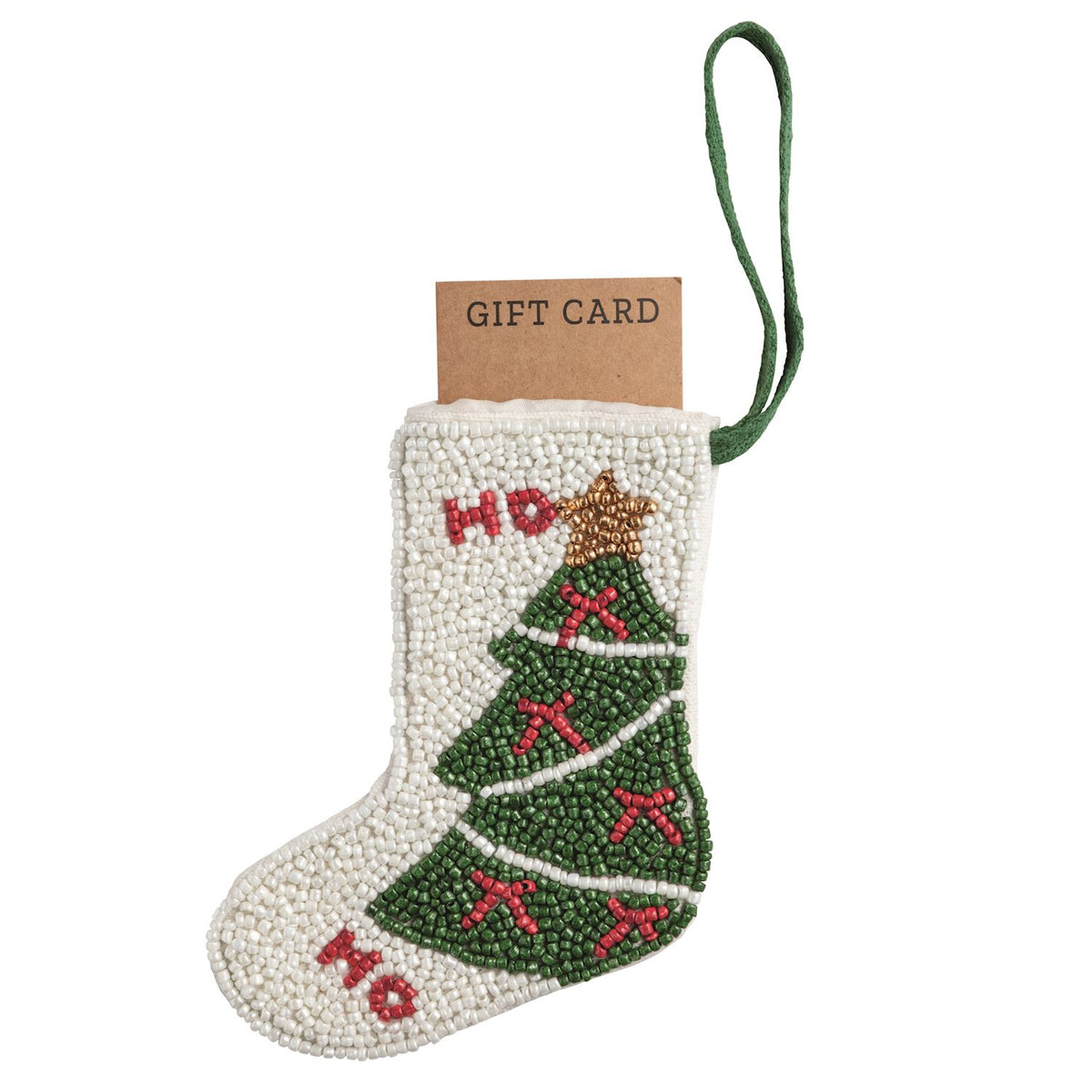 Mud Pie Beaded Stocking Ornaments