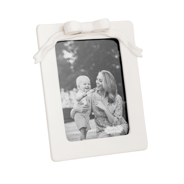 Mudpie Ceramic Bow Frames