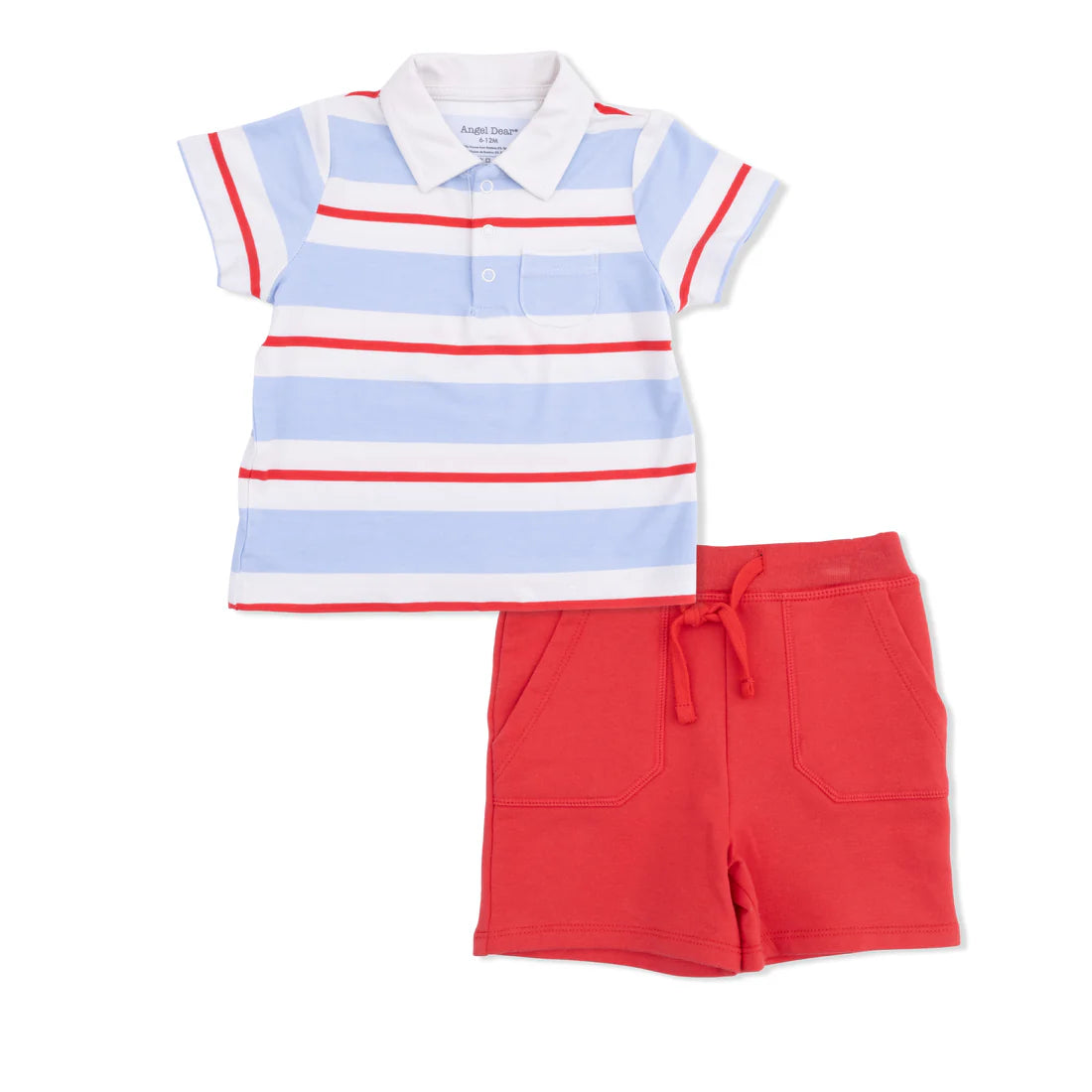 Angel Dear SS26 Preppy Rugby Short Set
