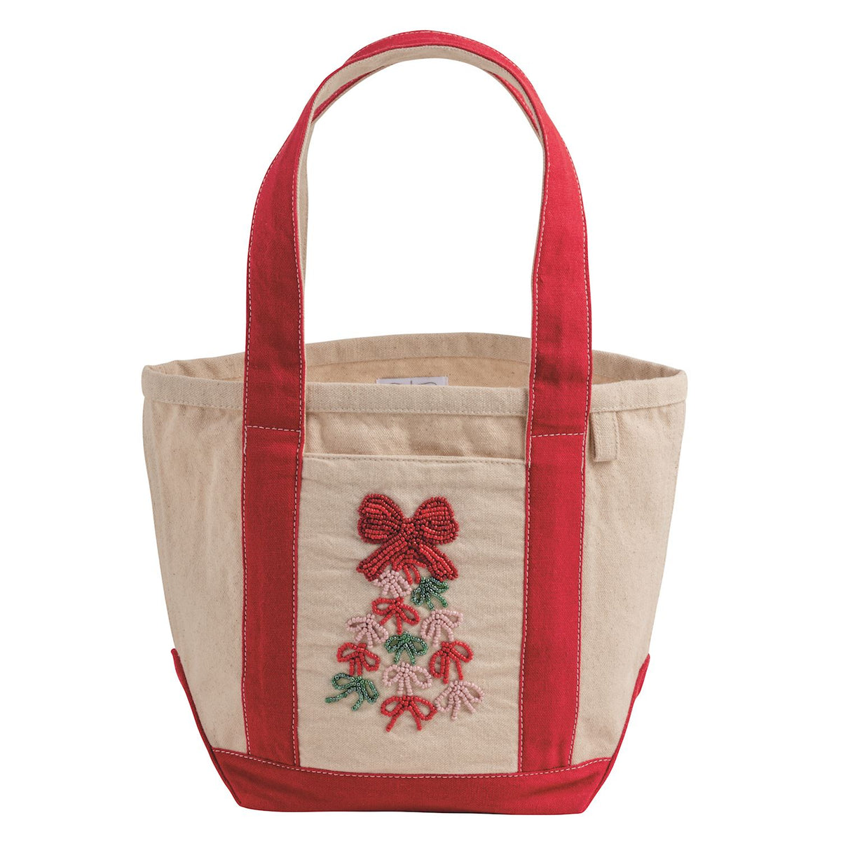 Mud Pie Holiday Mini Beaded Tote