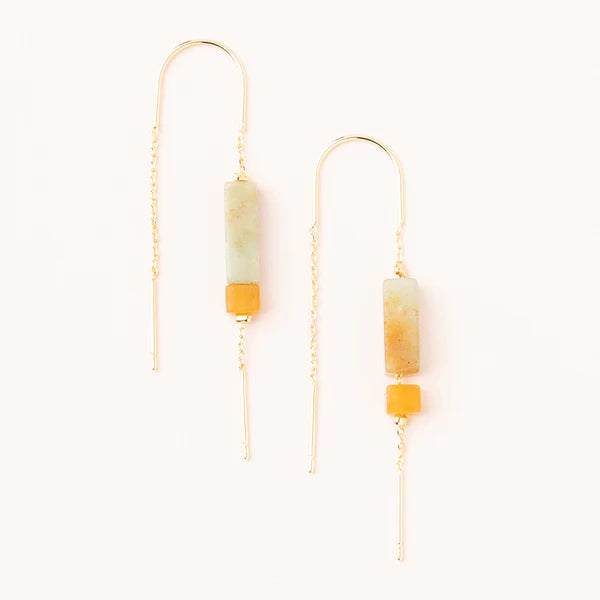 Scout Rectangle Stone Earrings