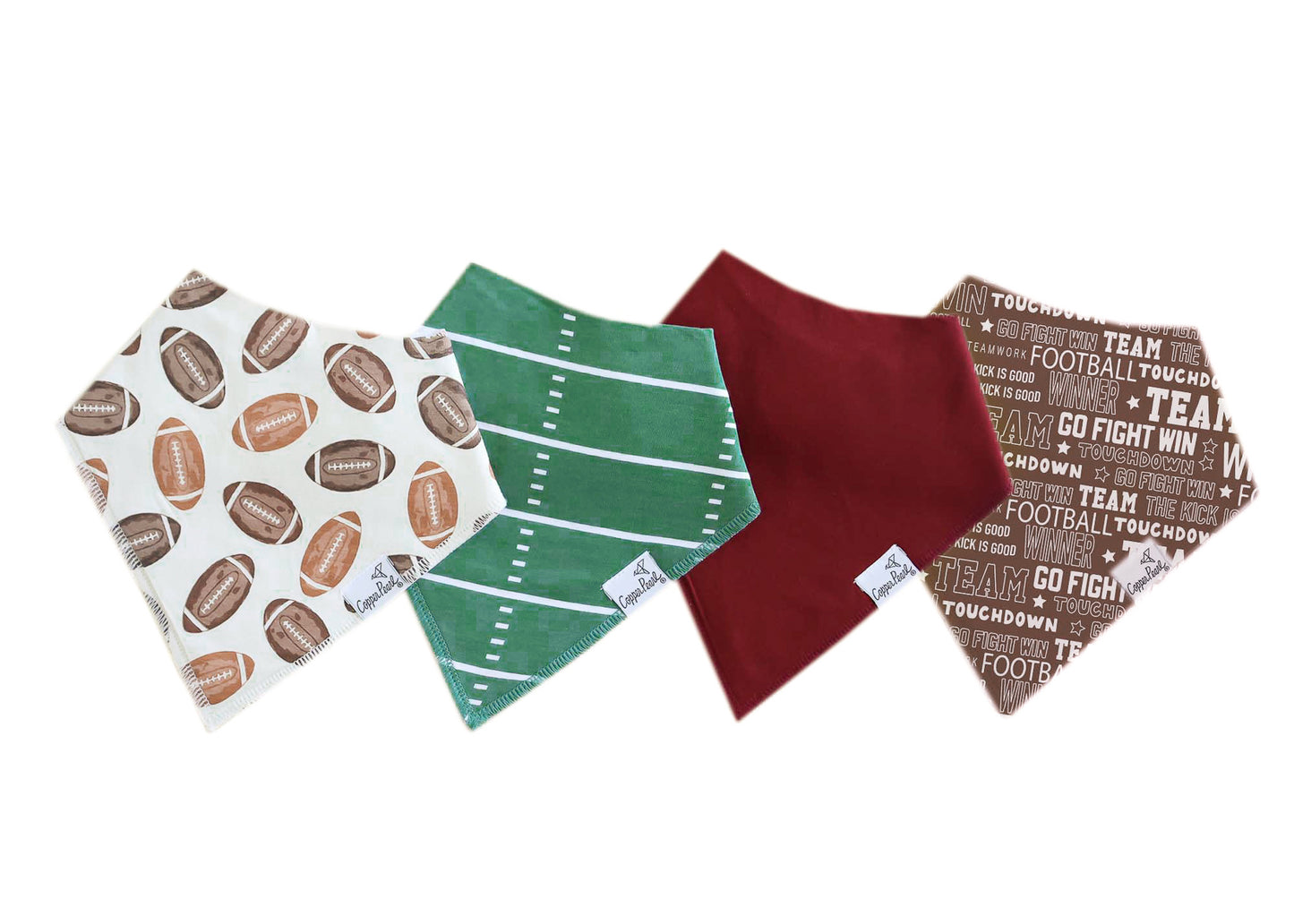 Copper Pearl Bandana Bibs