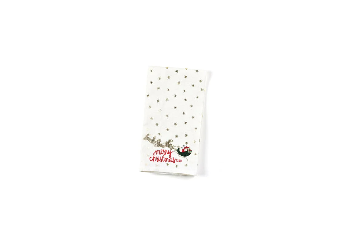 Coton Colors Christmas Hand Towel & Cocktail Napkins