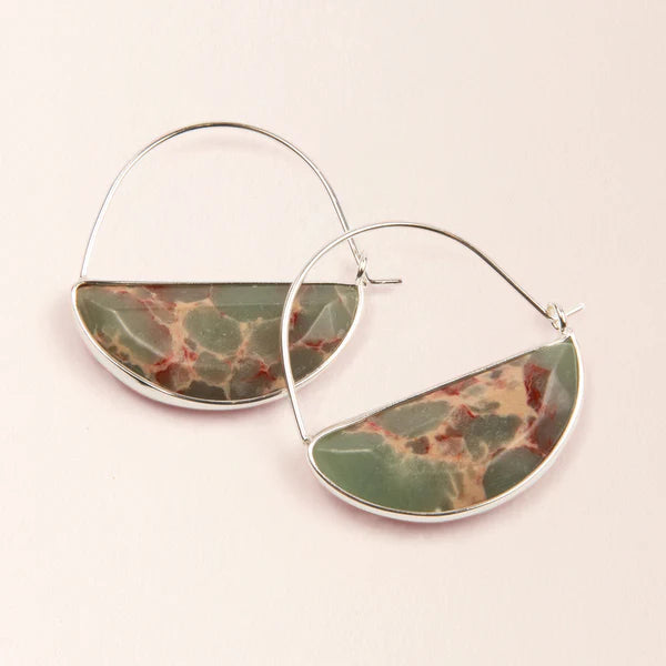 Scout Stone Hoop Earrings