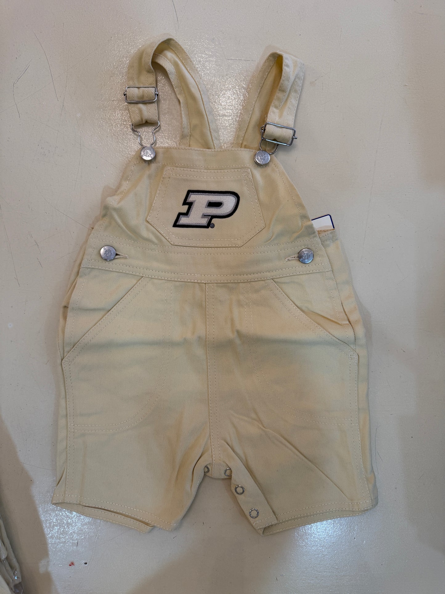 Purdue Gold Short Overalls