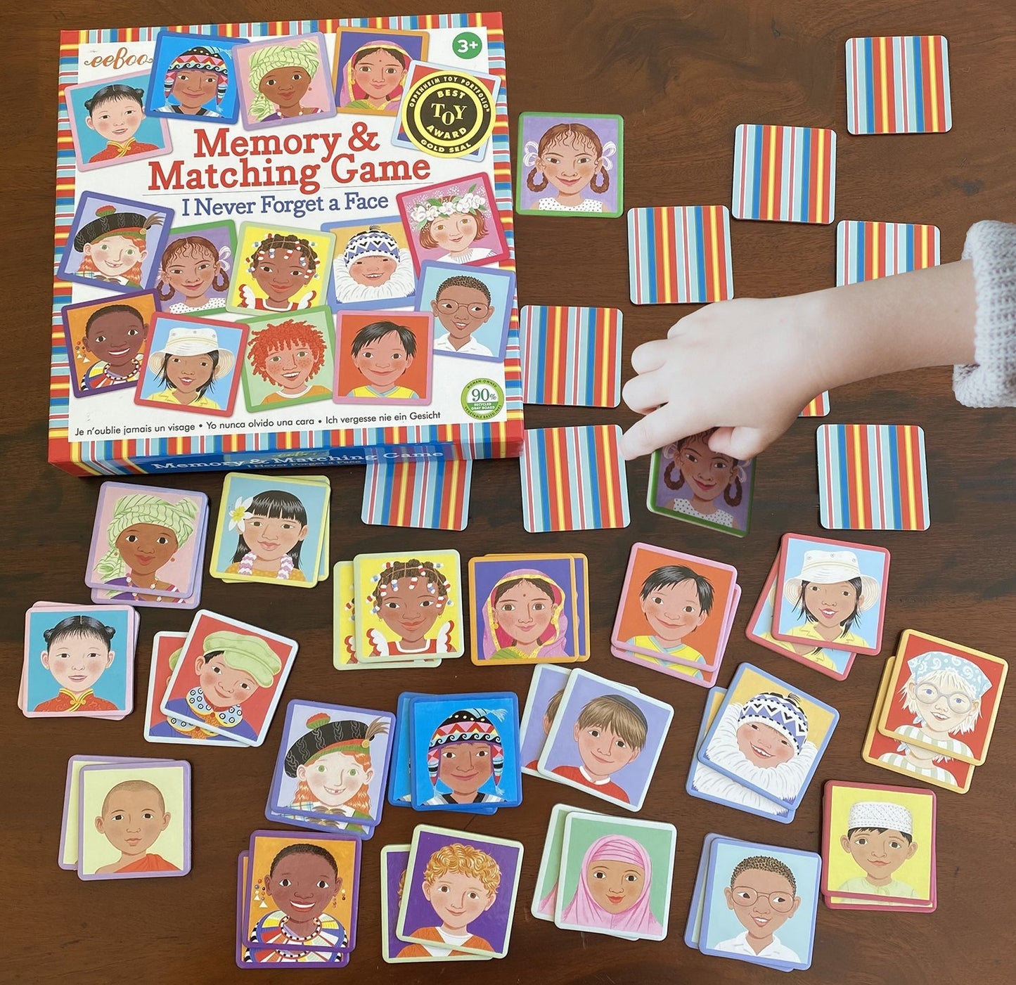 eeboo Never Forget A Face Matching Game