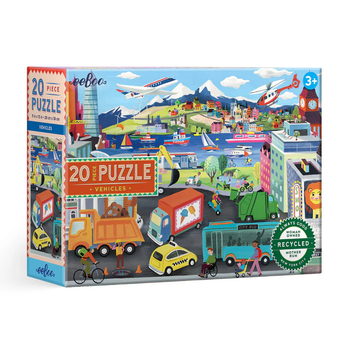 eeBoo 20 Piece Puzzles