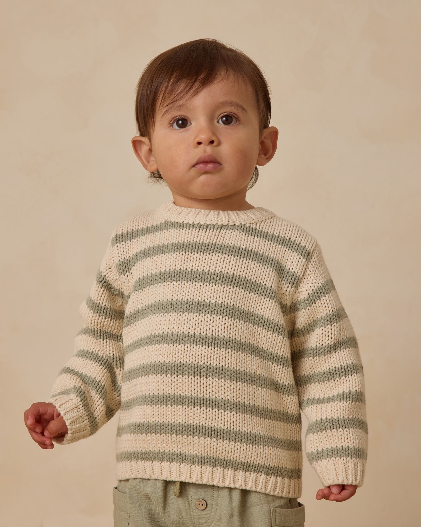 Quincy Mae FW25 Fern Stripe Sweater Set