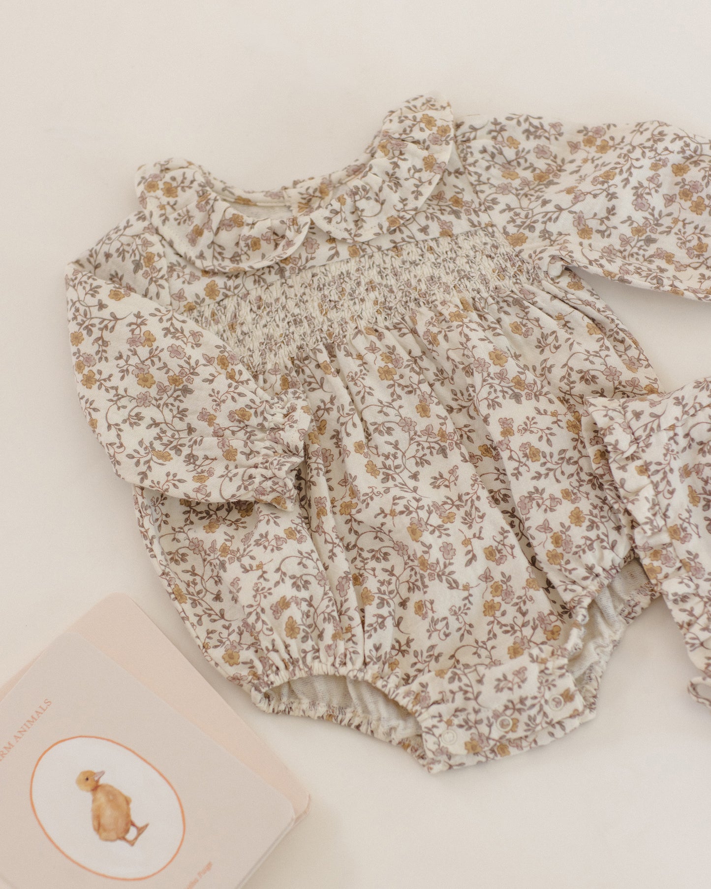 Quincy Mae AW26 Callie Romper Posey