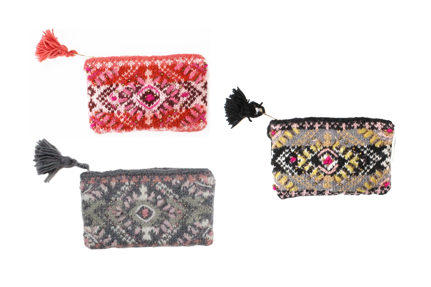 French Knot Clutches and Pouches