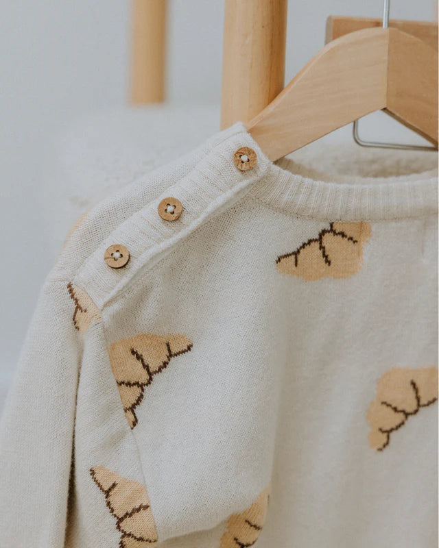 Dear Hayden SS26 Croissant Romper & Sweater