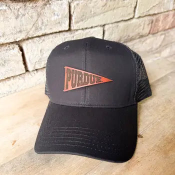 Purdue Letter Patch Hats