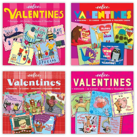 Eeboo Valentine cards