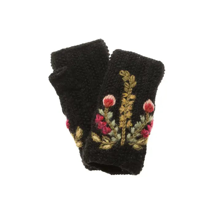 French Knot Mittens & Hand Warmers