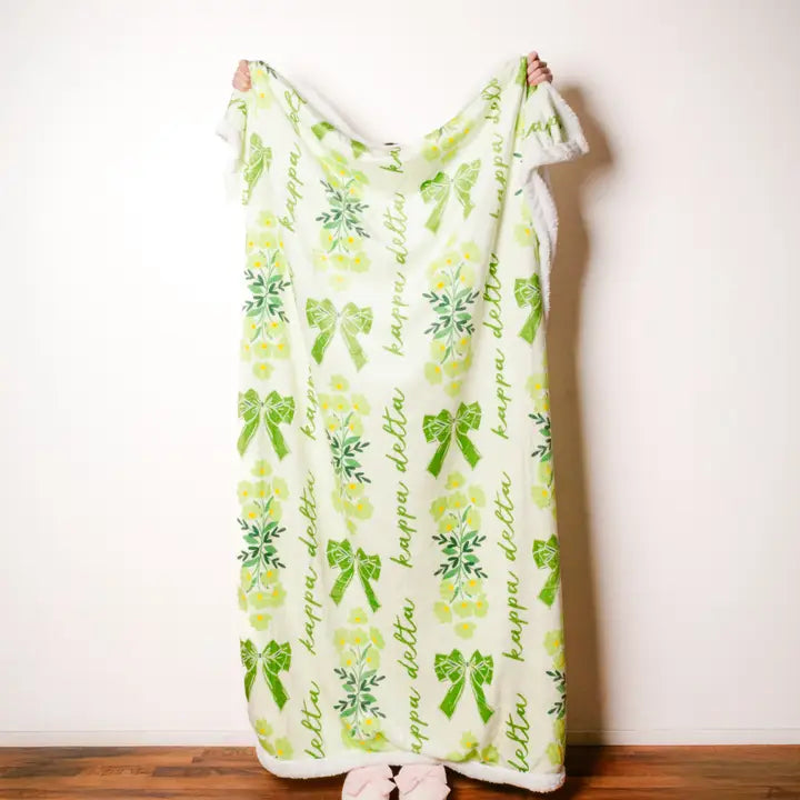 Sorority Plush Sherpa Blanket