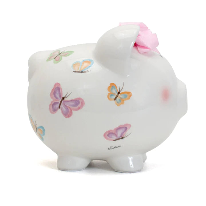 PETITE PAPILLON PIGGY BANK