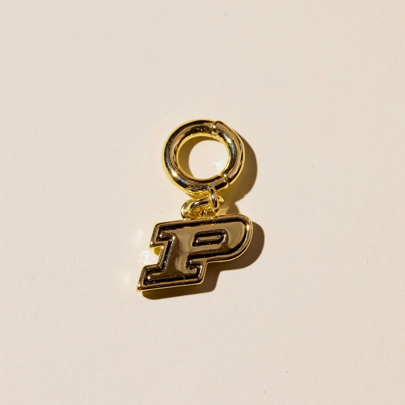 Nickel & Suede Purdue University Enamel Charm