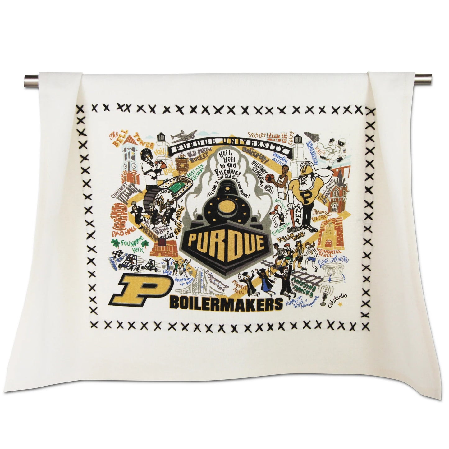 Catstudio Purdue University Dish Towel