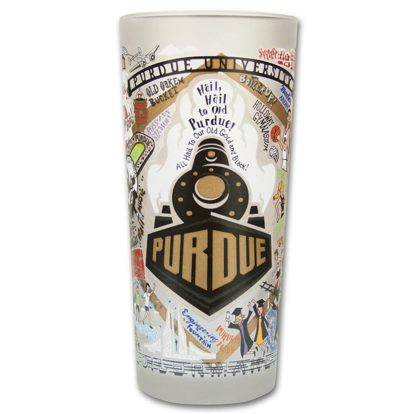 Purdue University Drinking Glass