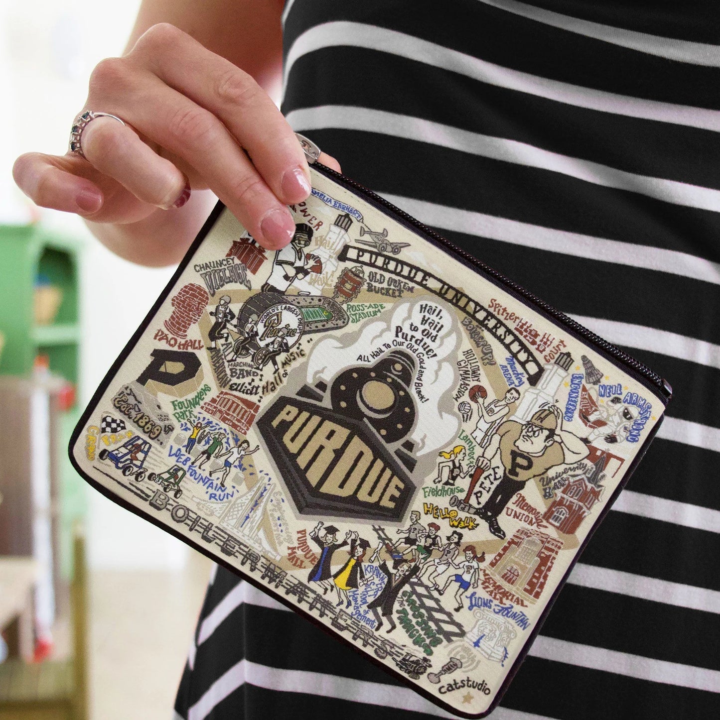 Purdue University Zip Pouch