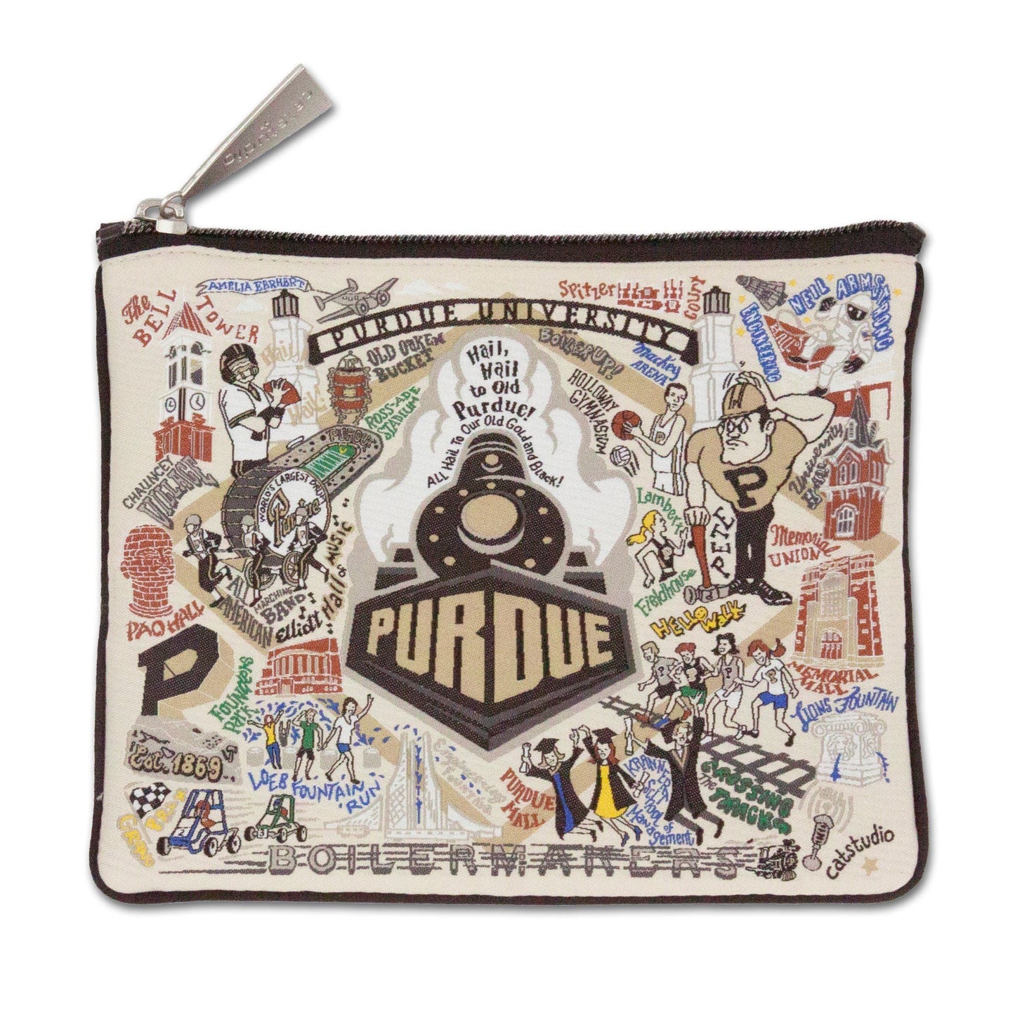 Catstudio Purdue University Zip Pouch