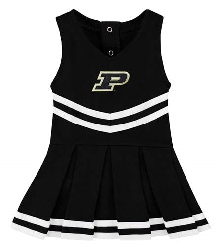 Purdue Solid Cheer Bodysuit Dress
