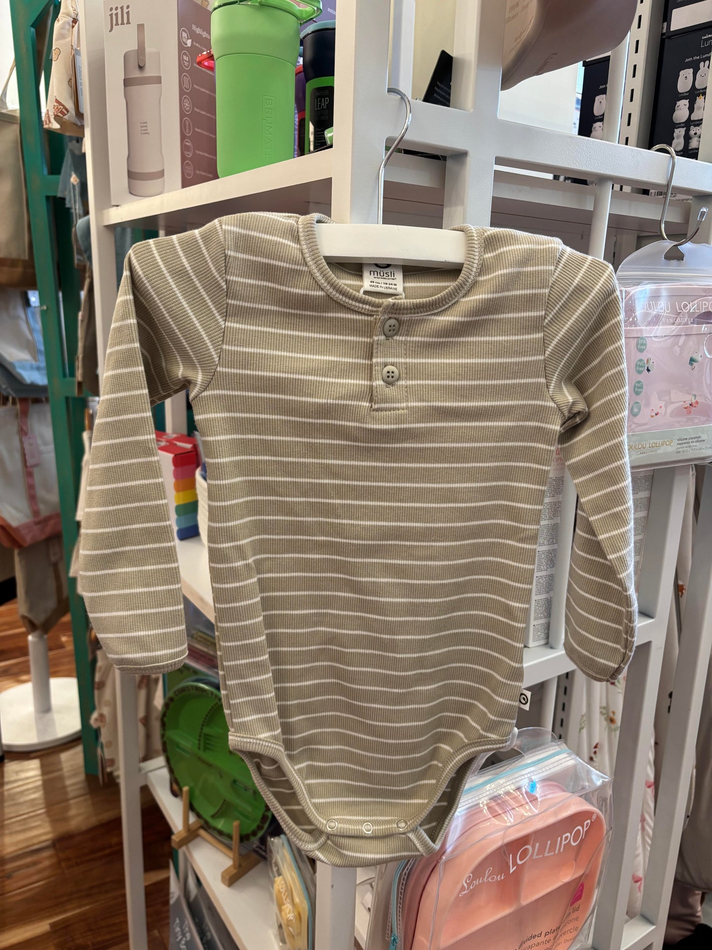 Musli Longsleeved Body Suit Size 18-24 Months