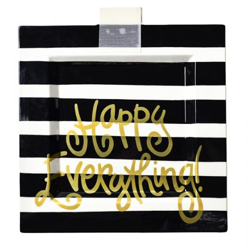 Happy Everything Large Square Platters