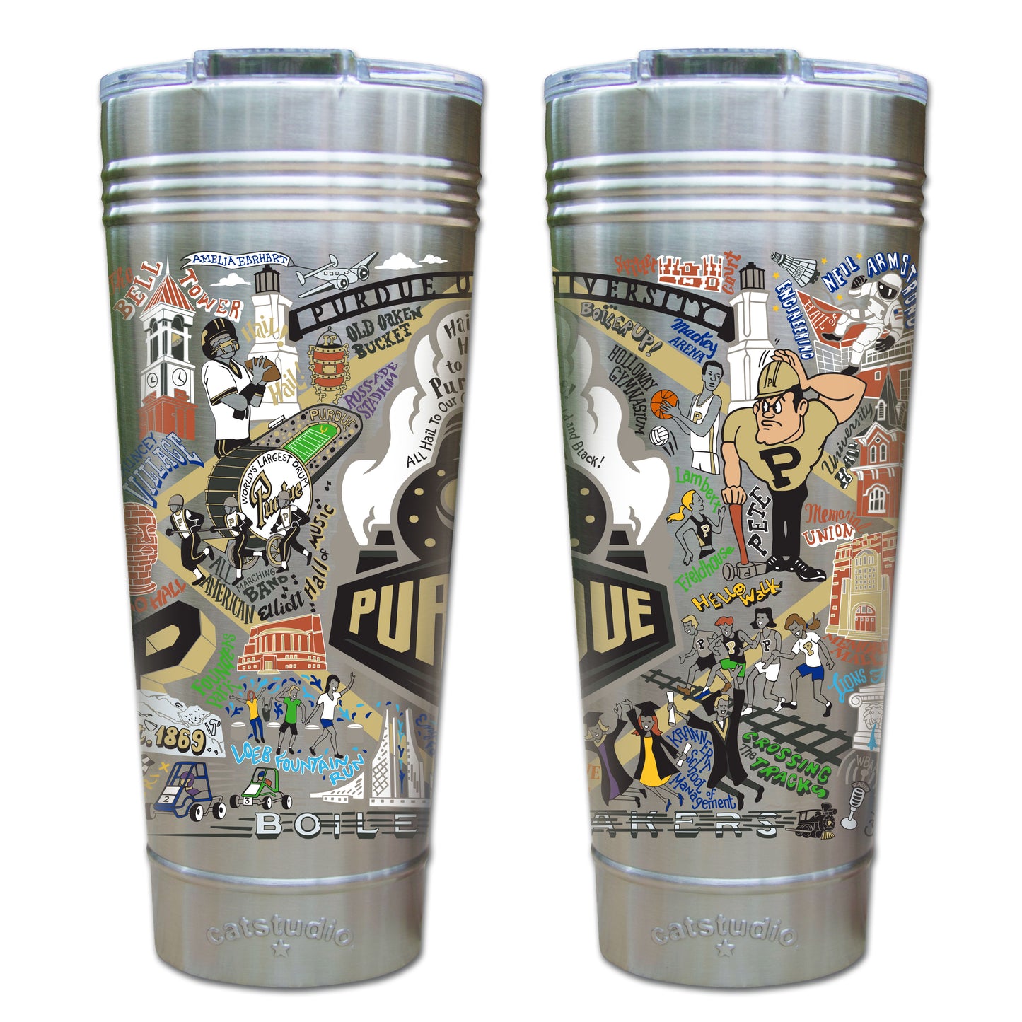 catstudio Purdue University Thermal Tumbler