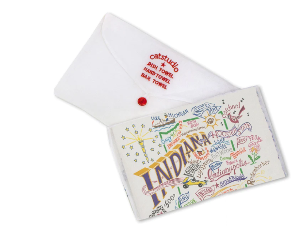 Catstudio Indiana Embroidered Dish Towel
