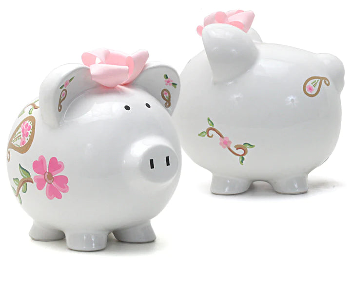 I Love Paisley Piggy Bank