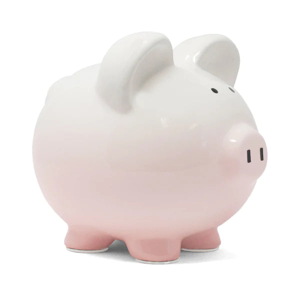 Pink Ombre Piggy Bank