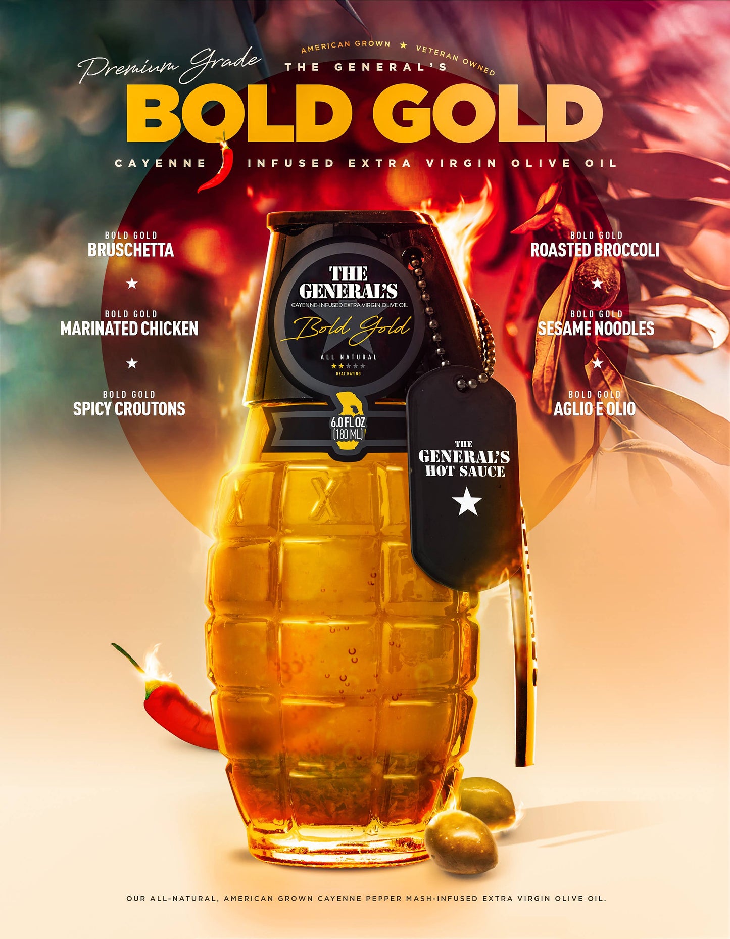 Bold Gold - The General's Hot Sauce