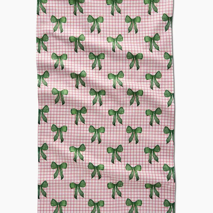 Geometry Christmas Print Tea Towels