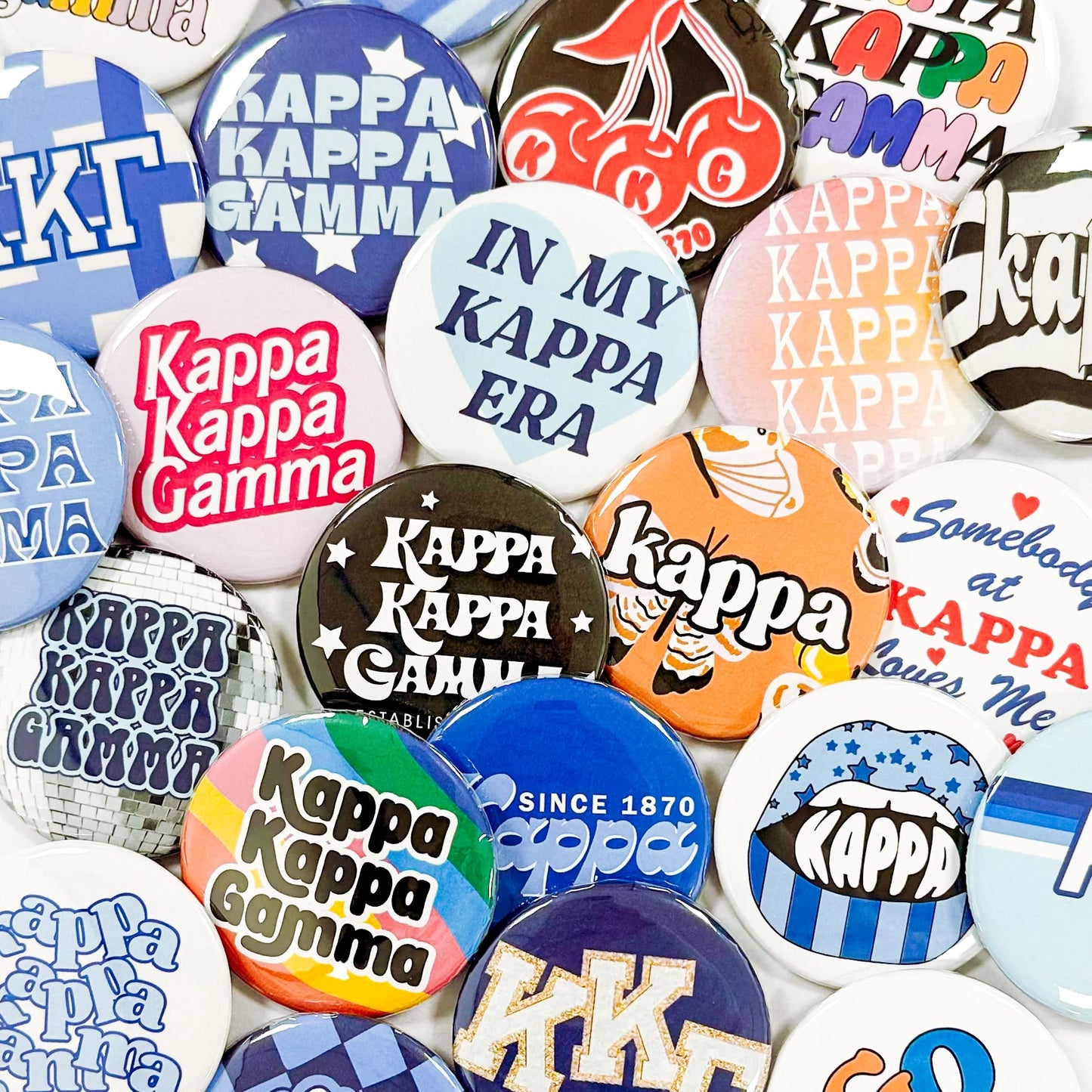 Phi Mu Variety Buttons