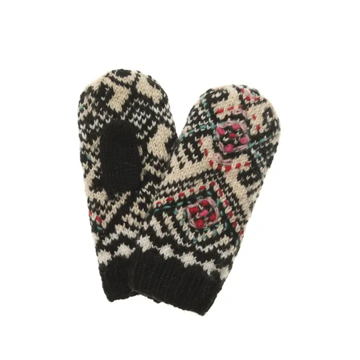 French Knot Mittens & Hand Warmers