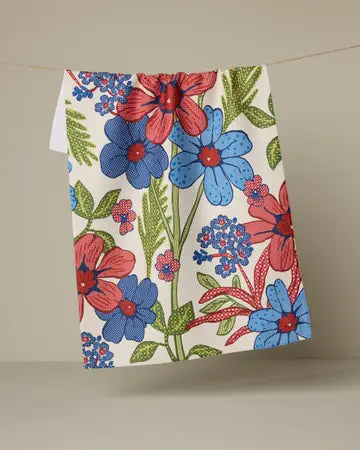 Geometry Summer Print Tea Towels