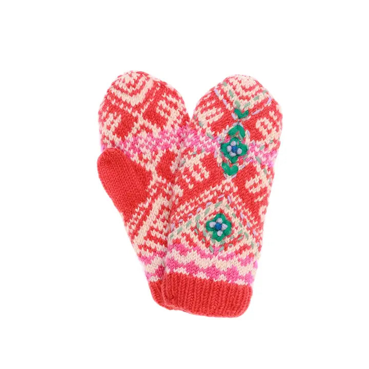 French Knot Mittens & Hand Warmers