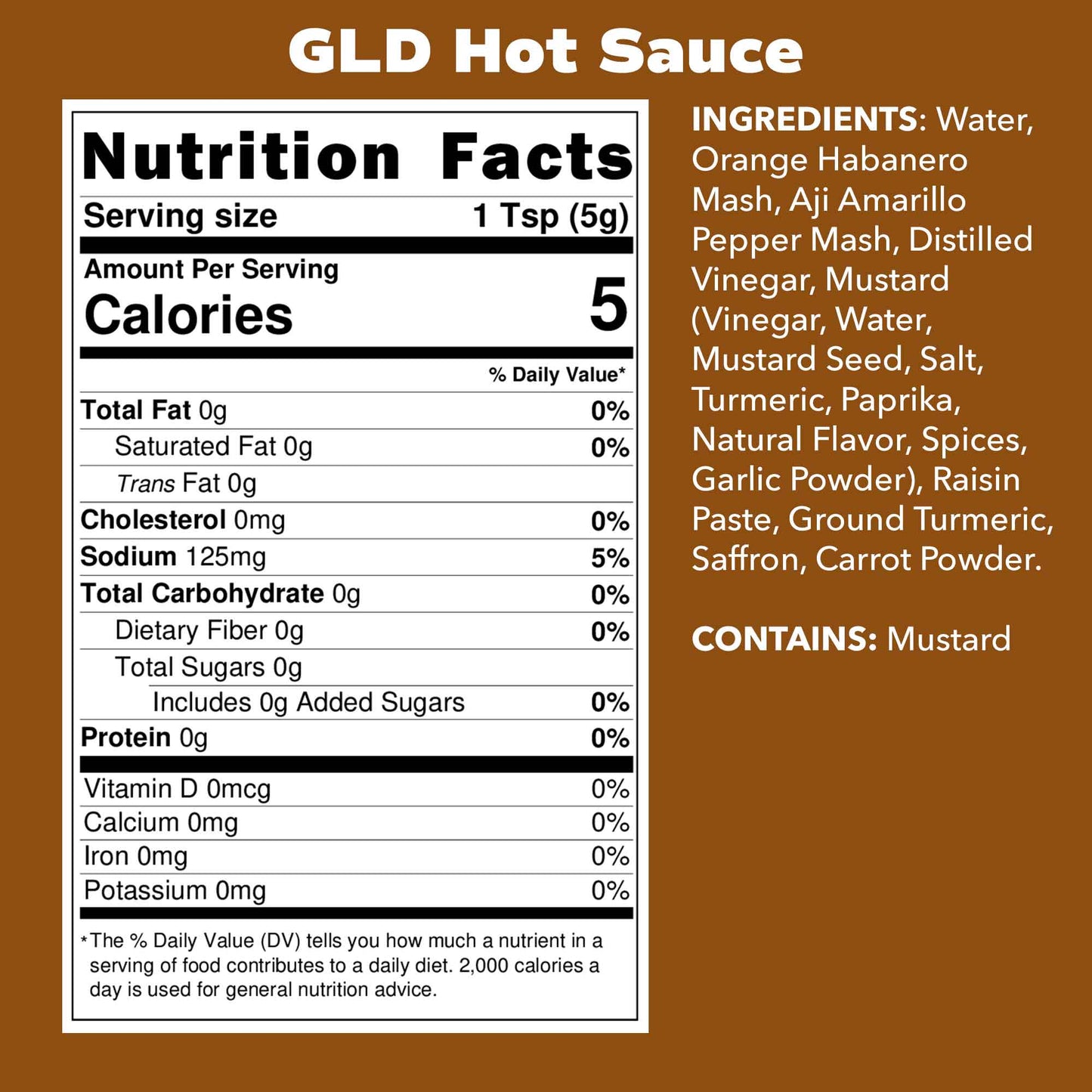 GLD HOT SAUCE