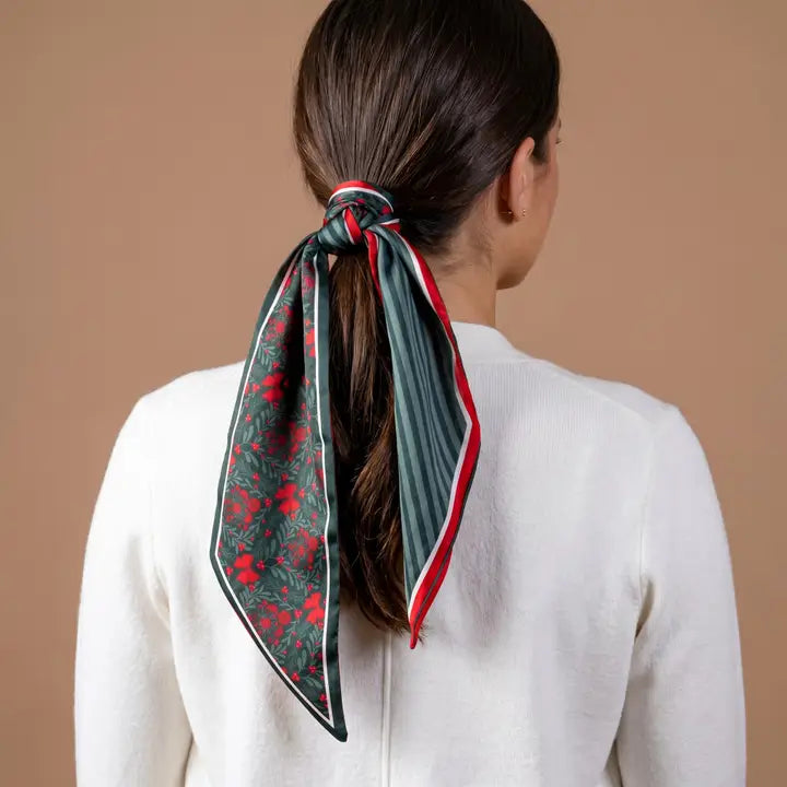 The Darling Effect Holiday Twirl & Tie Scarf