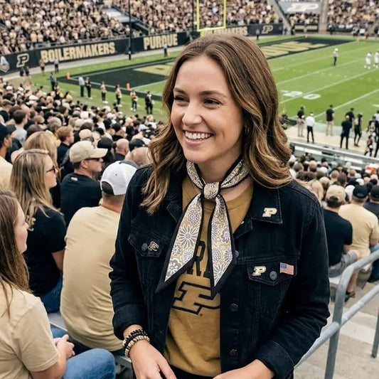 Desden Purdue Boilermakers Skinny Scarf