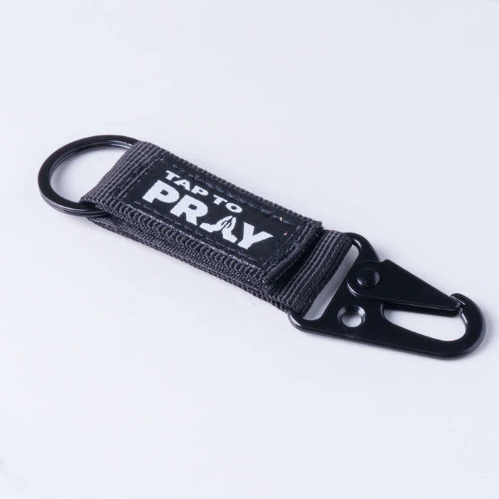 Versible Tap To Pray Tactical Carabiner Keychain
