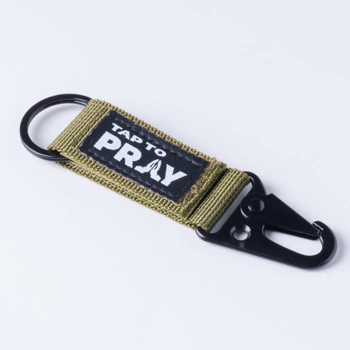 Versible Tap To Pray Tactical Carabiner Keychain