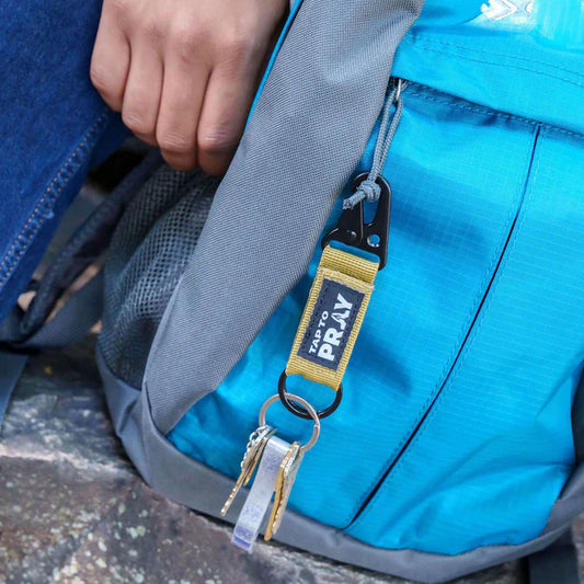 Versible Tap To Pray Tactical Carabiner Keychain