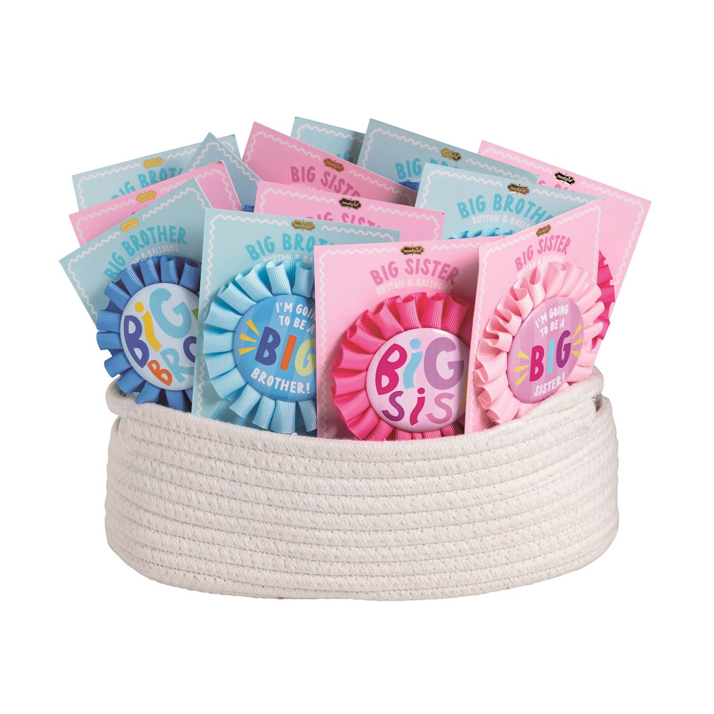 Mudpie Sibling Button & Balloons