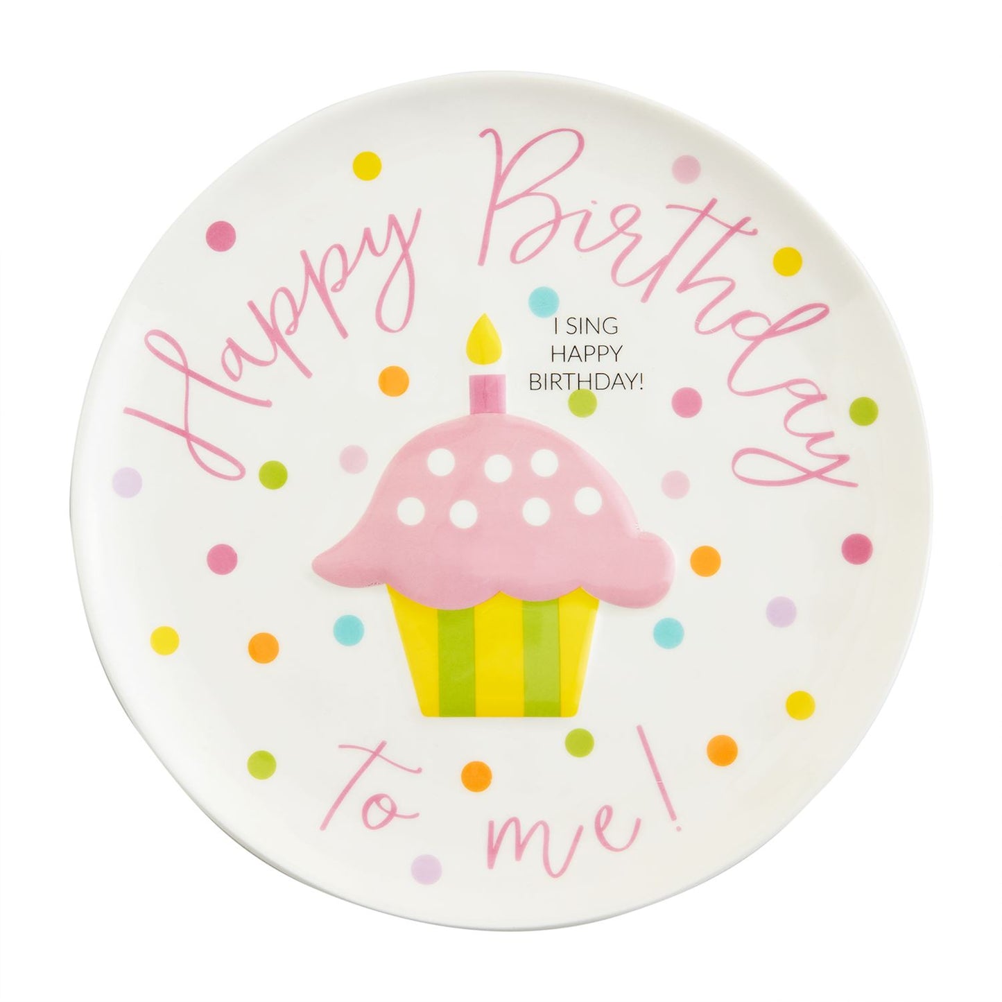 MudPie Singing Birthday Plate