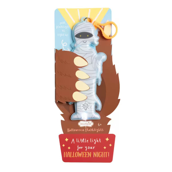 Mud Pie Halloween Flashlight Keychain