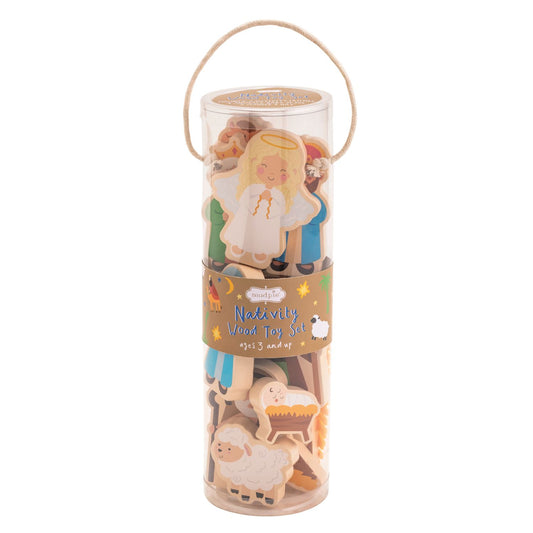 Mudpie Nativity Wood Toy Set